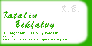 katalin bikfalvy business card